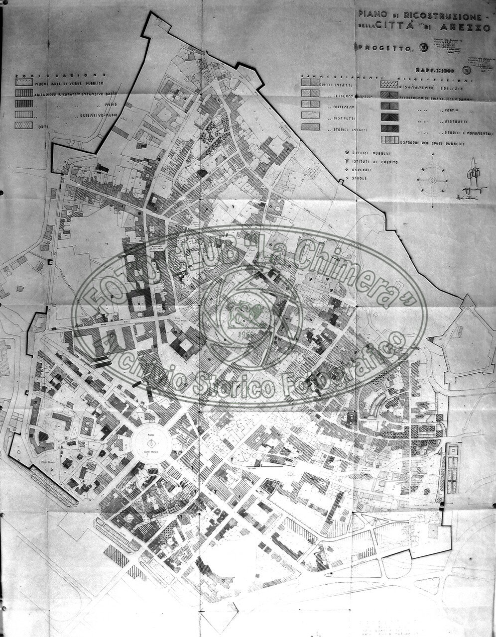 Piano ricostruzione della città