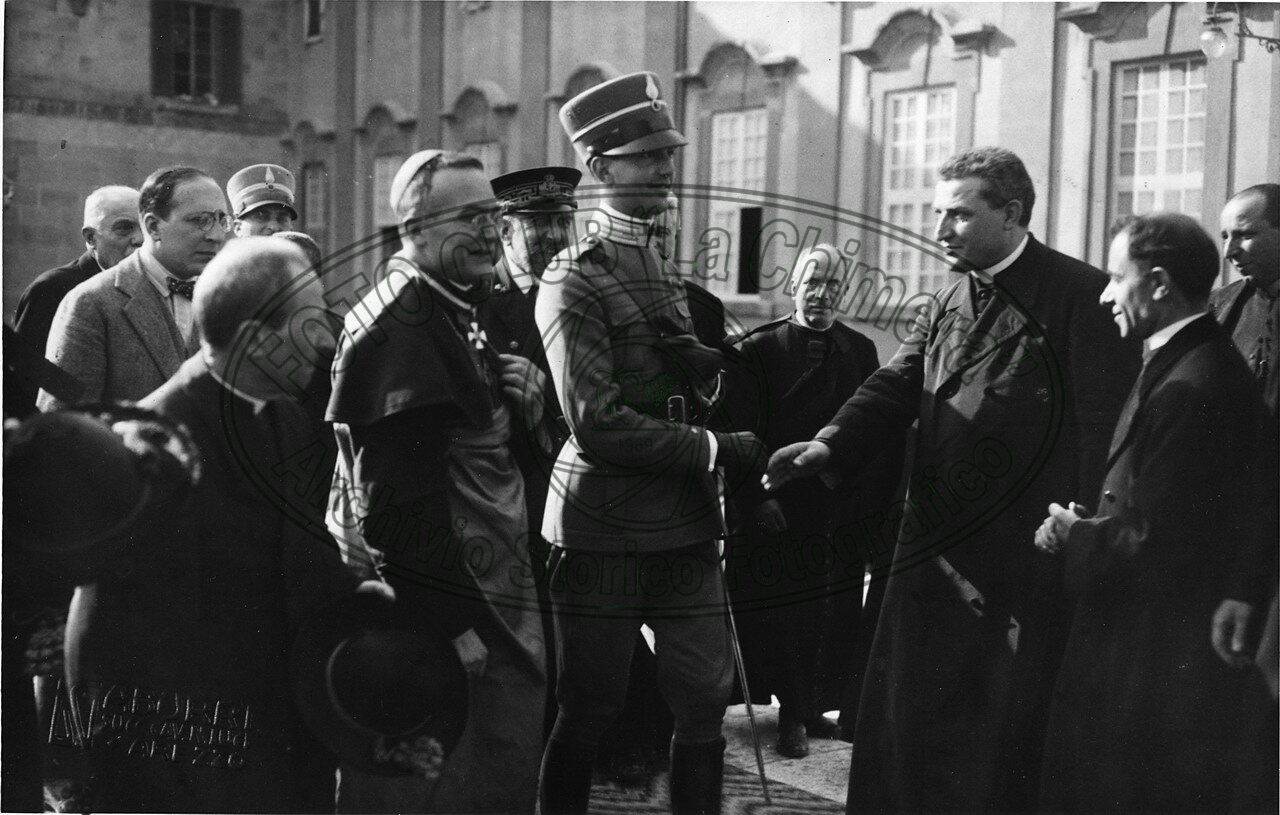 Visita di Umberto di Savoia