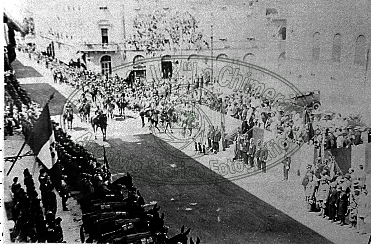 Manifestazione in Via Guido Monaco