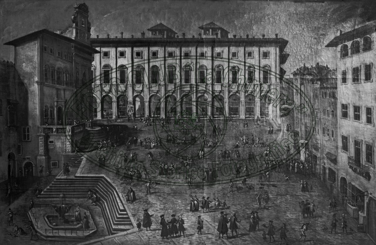 Piazza Grande (o Vasari) alla fine del ‘700