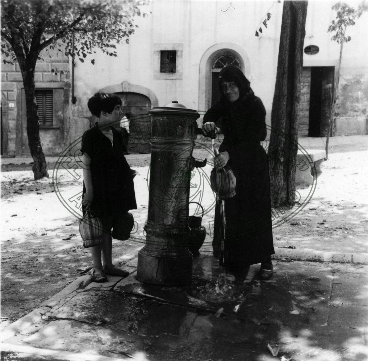 Piazza S. Domenico (nell’800, Fossombroni)