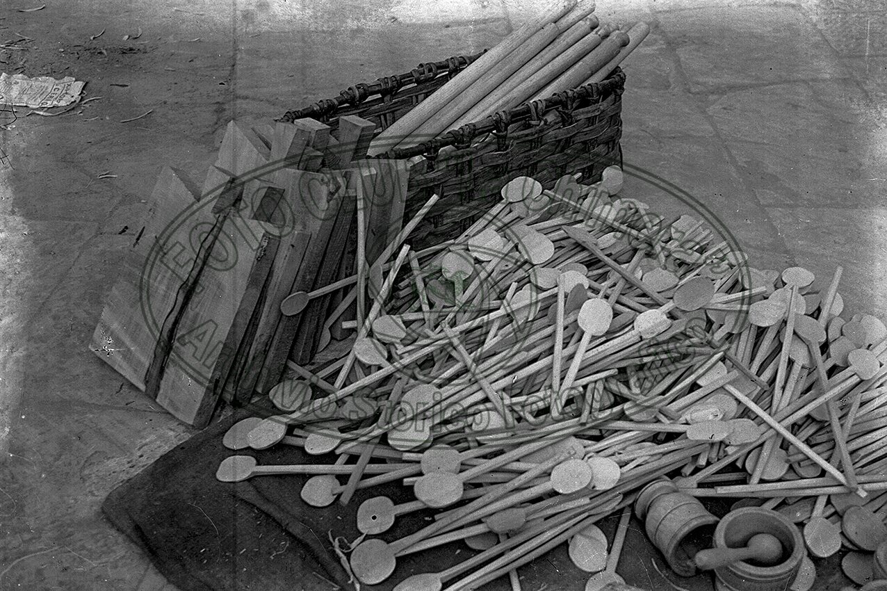 Attrezzi di legno da cucina