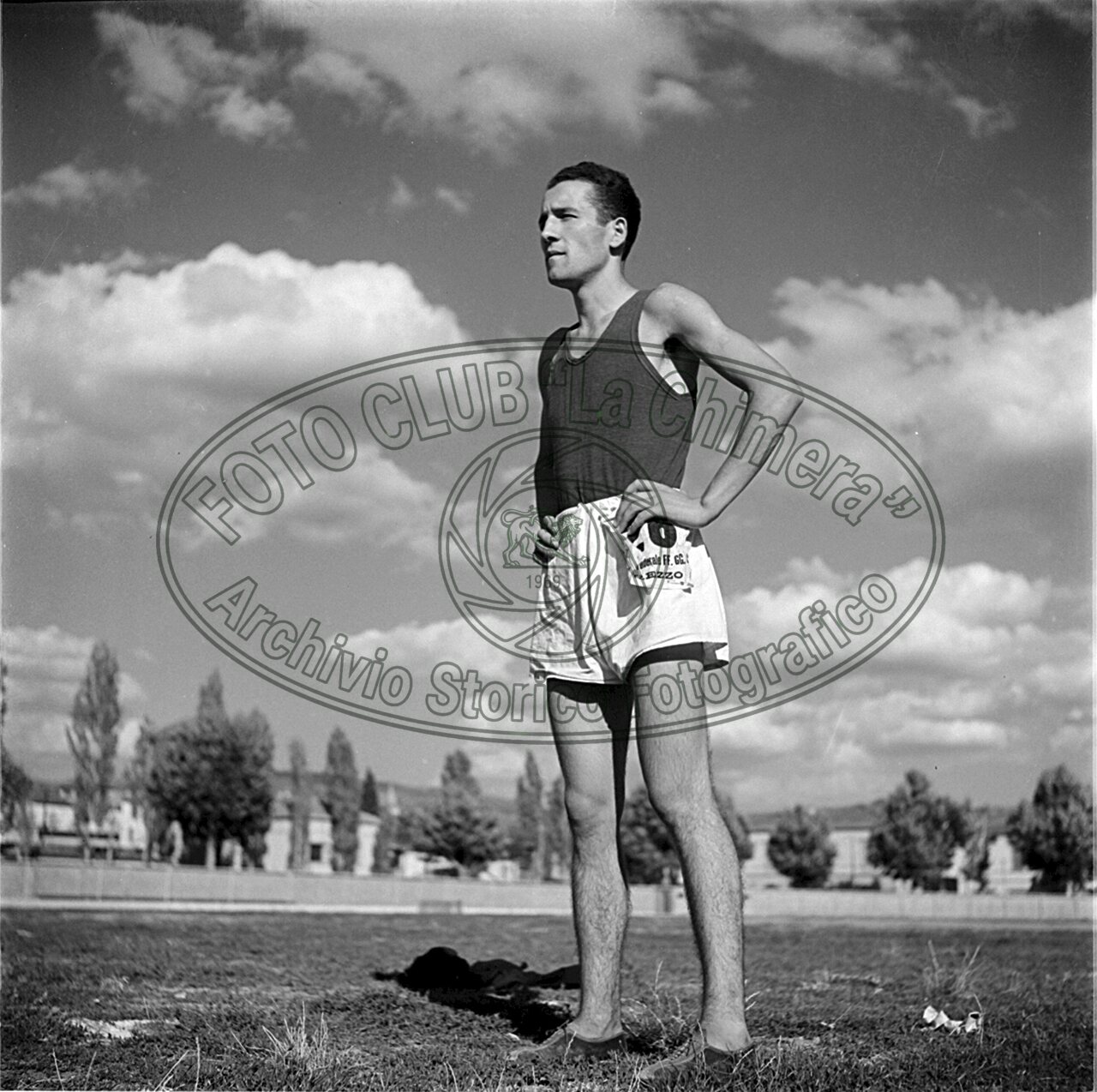 Ritratto ambientato di atleta