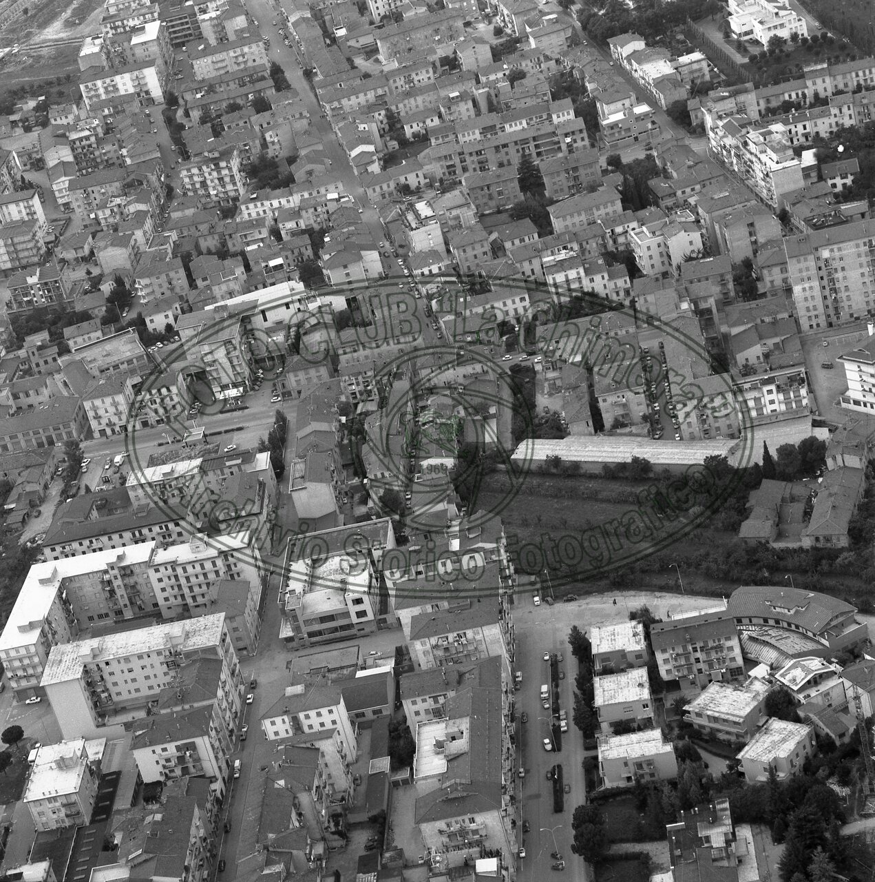 Panoramica aerea di Saione