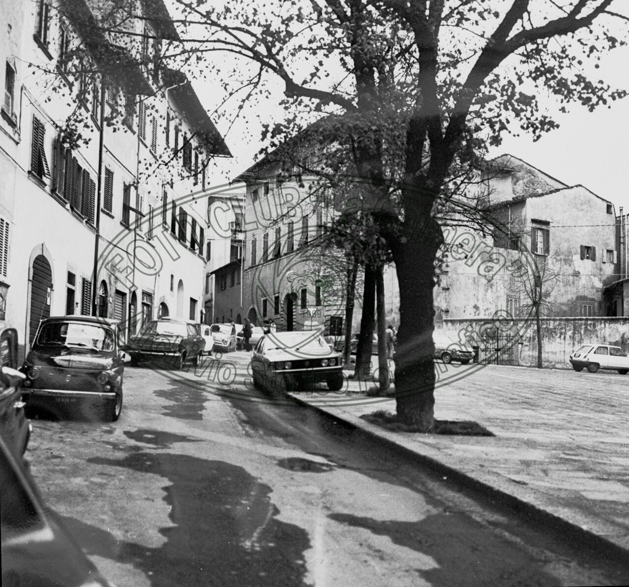 Piazza S. Domenico (nell’800, Fossombroni)