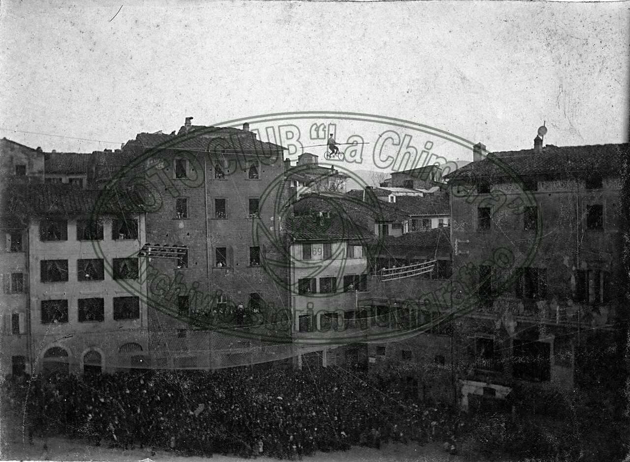 Funambolo in Piazza Grande (o Vasari)