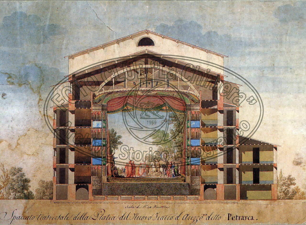 Progetto del Teatro Petrarca
