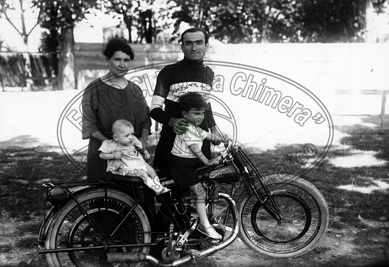 Il campione di motociclismo Mori