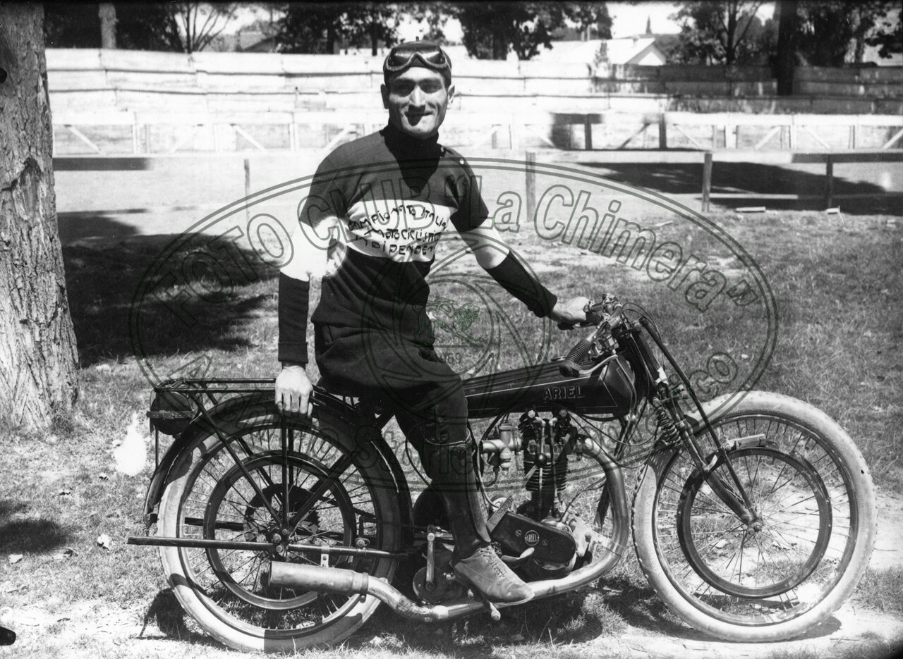 Il campione di motociclismo Mori