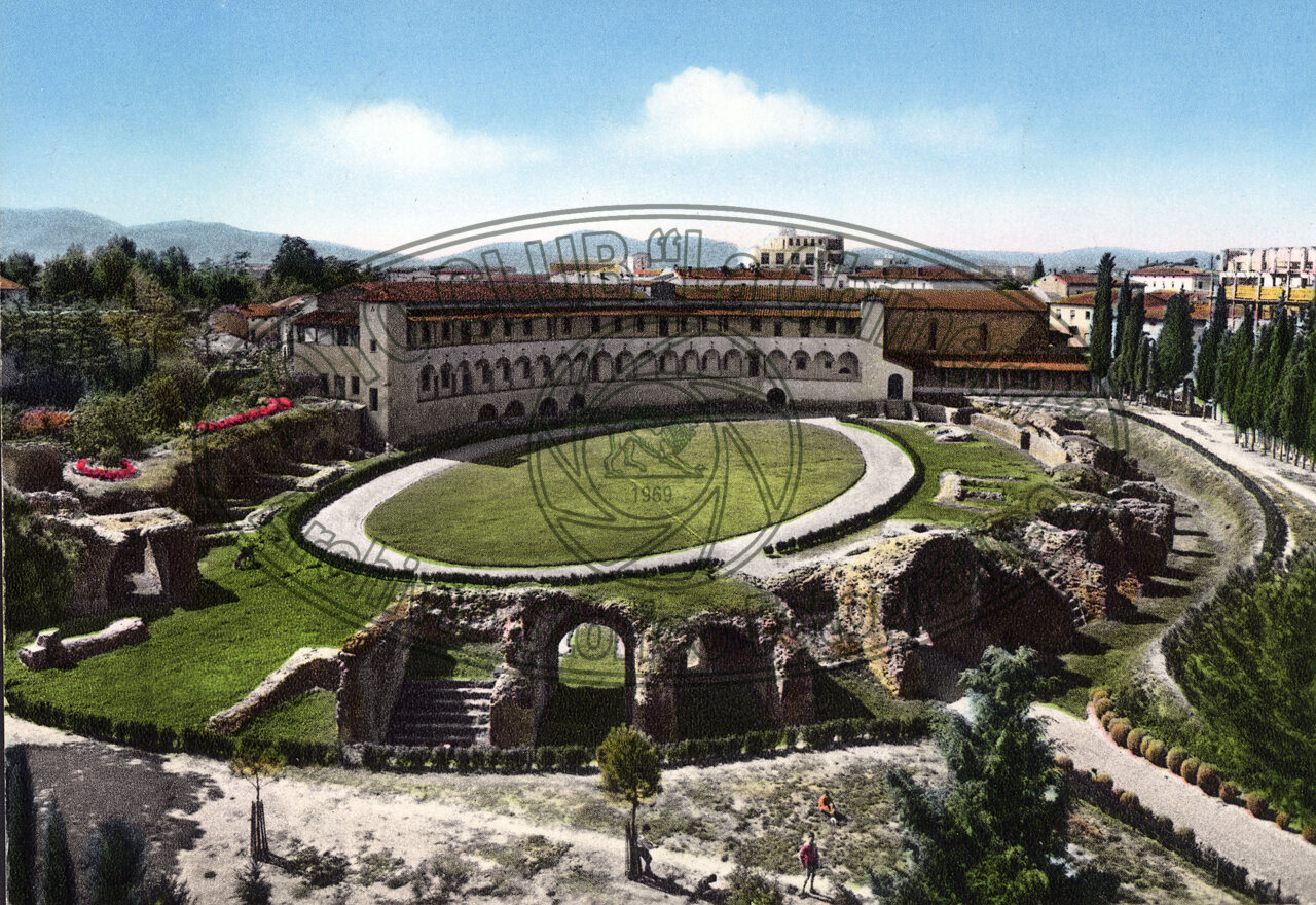 Panoramica aerea dell’Anfiteatro