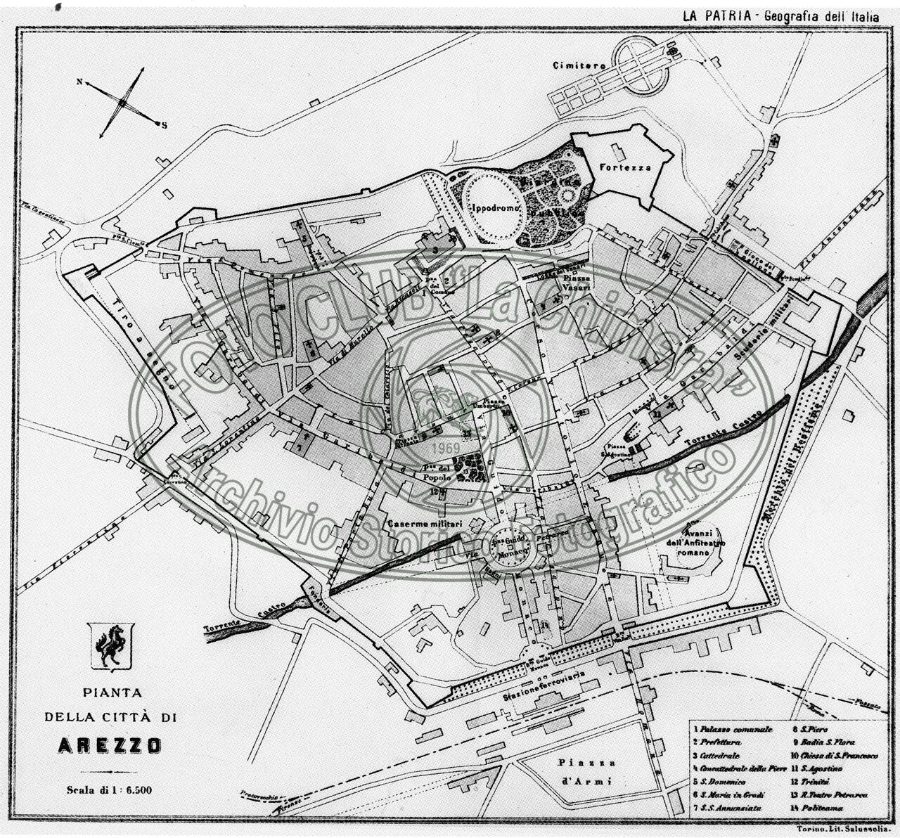 Pianta della città