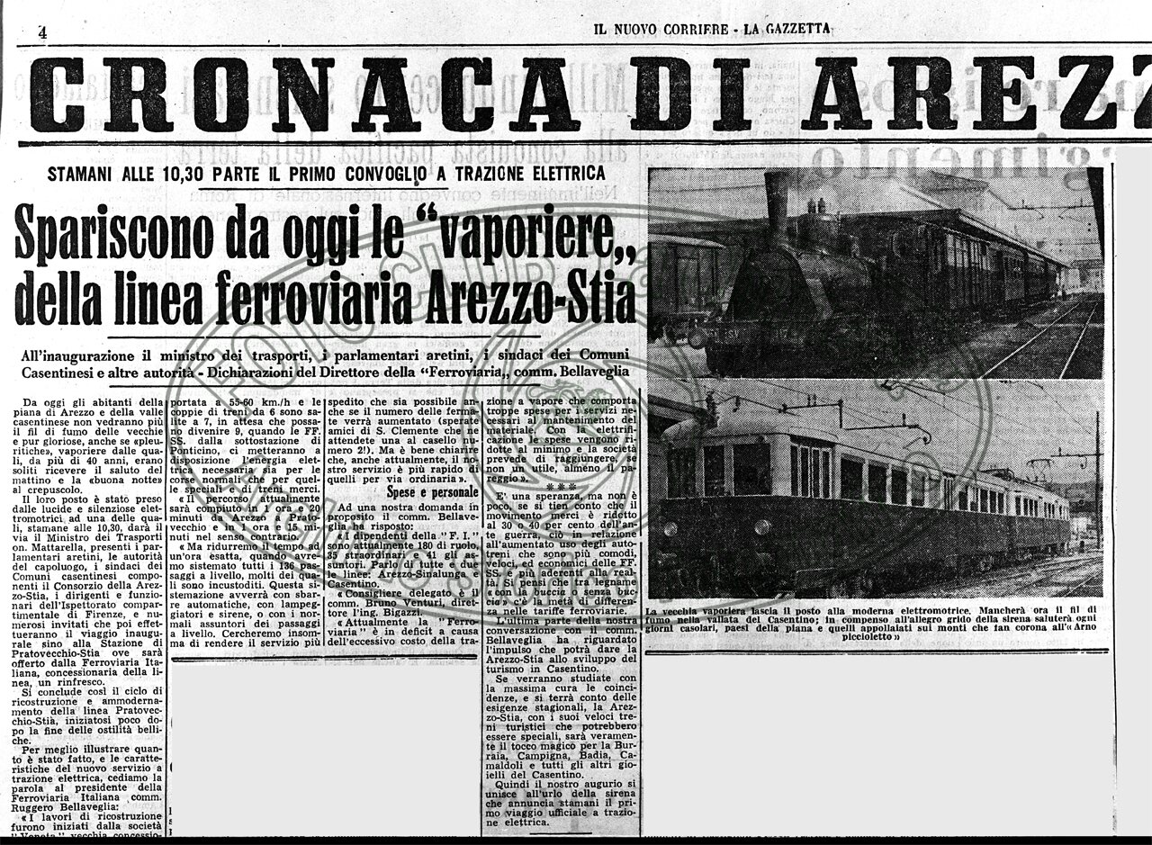 Linea ferroviaria Arezzo - Stia