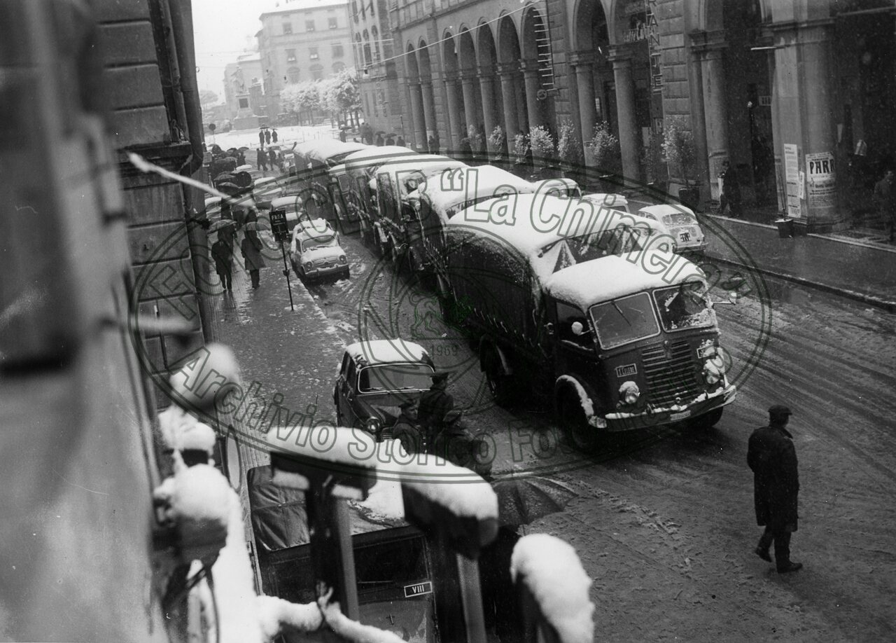 Nevicata in Via Roma