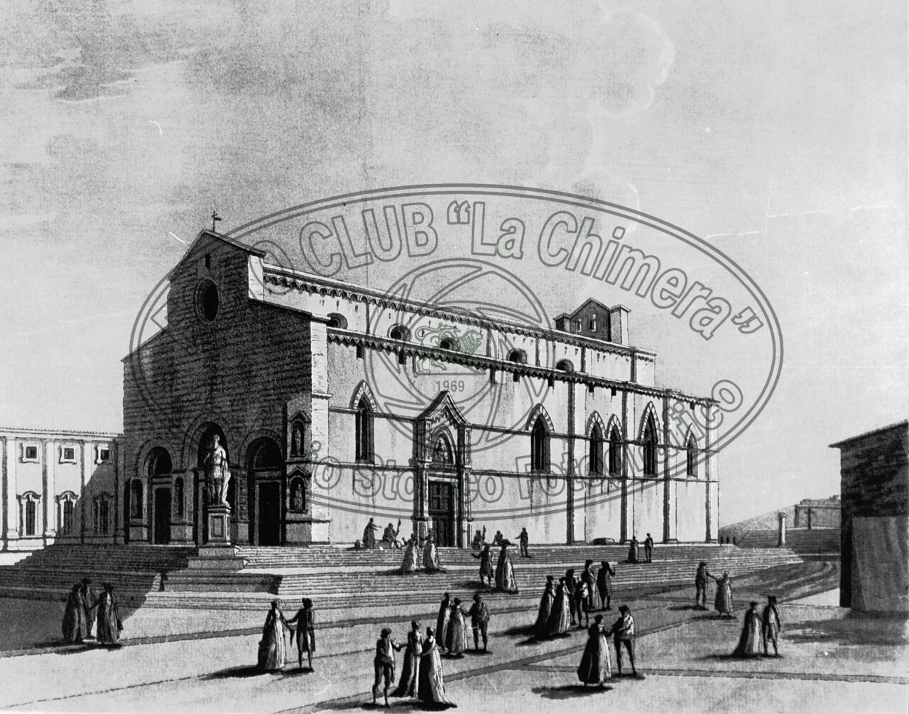 Il Duomo e la scalinata del Marcillat