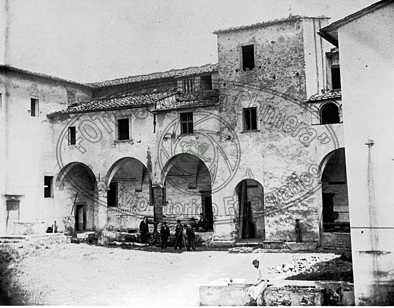 Interno del “Conventaccio” in Via Porta Buja