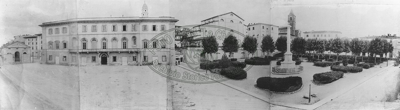 Veduta generale della Piazza del Popolo