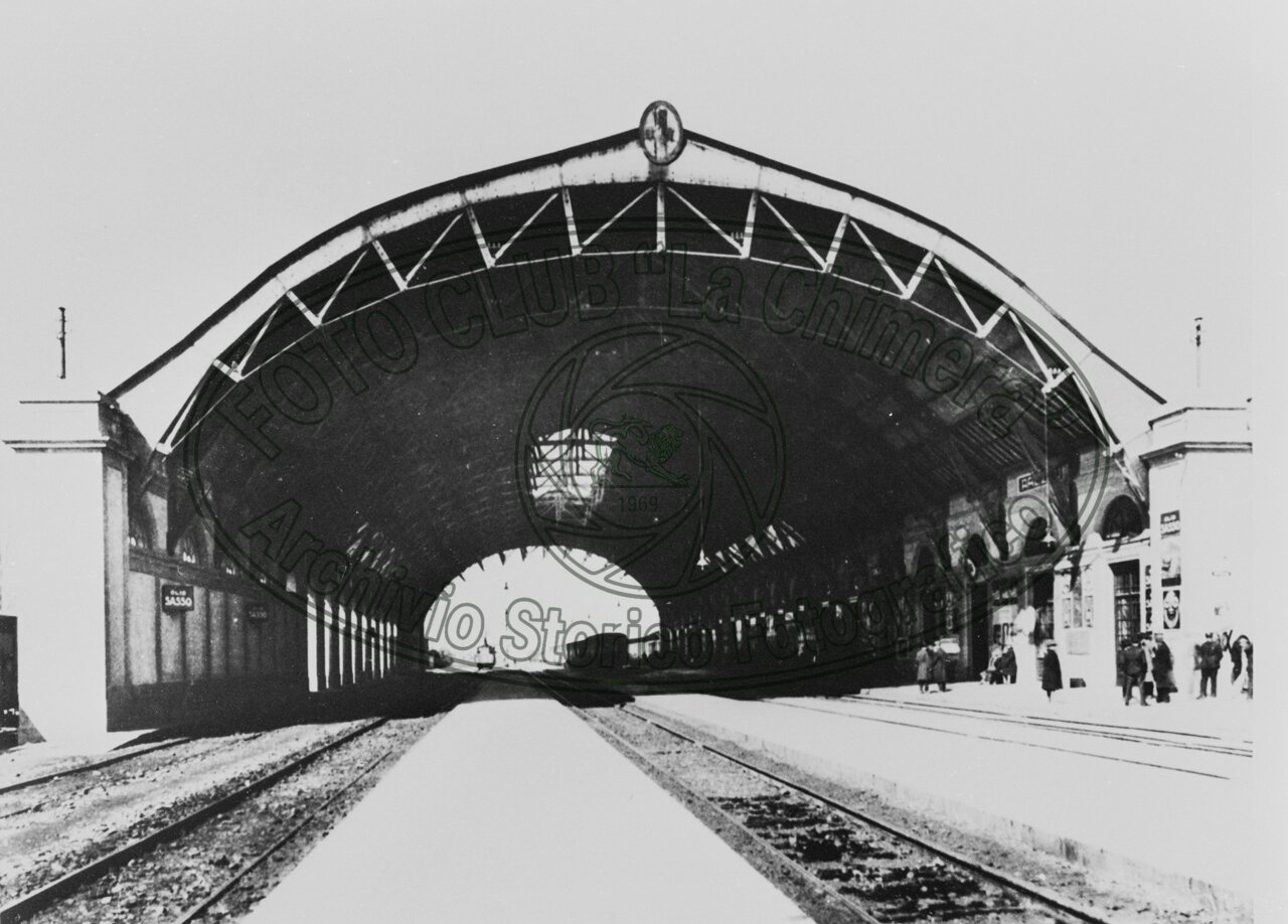 La stazione vista da sud