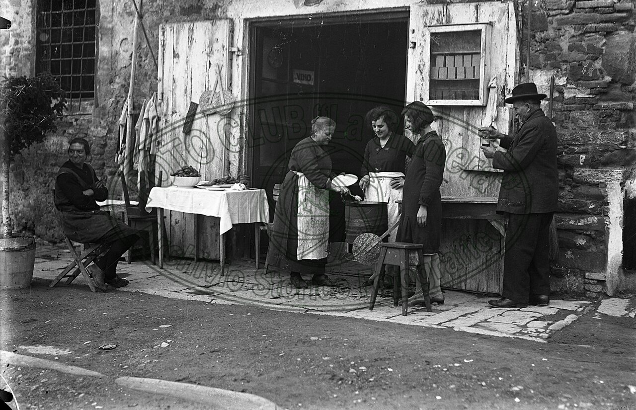 Venditrice di frittelle