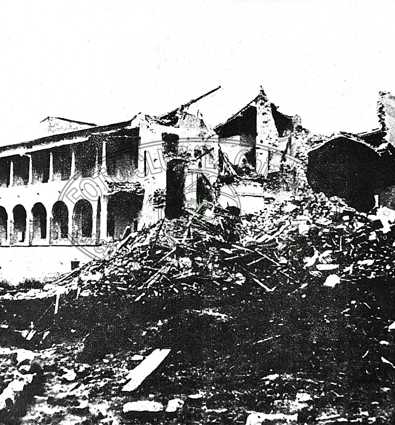 Distruzione della Chiesa di S. Bernardo