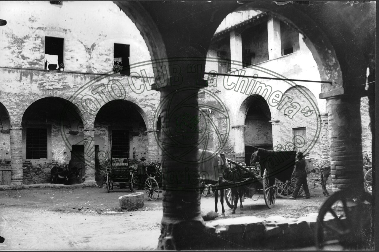 Interno del “Conventaccio” in Via Porta Buja