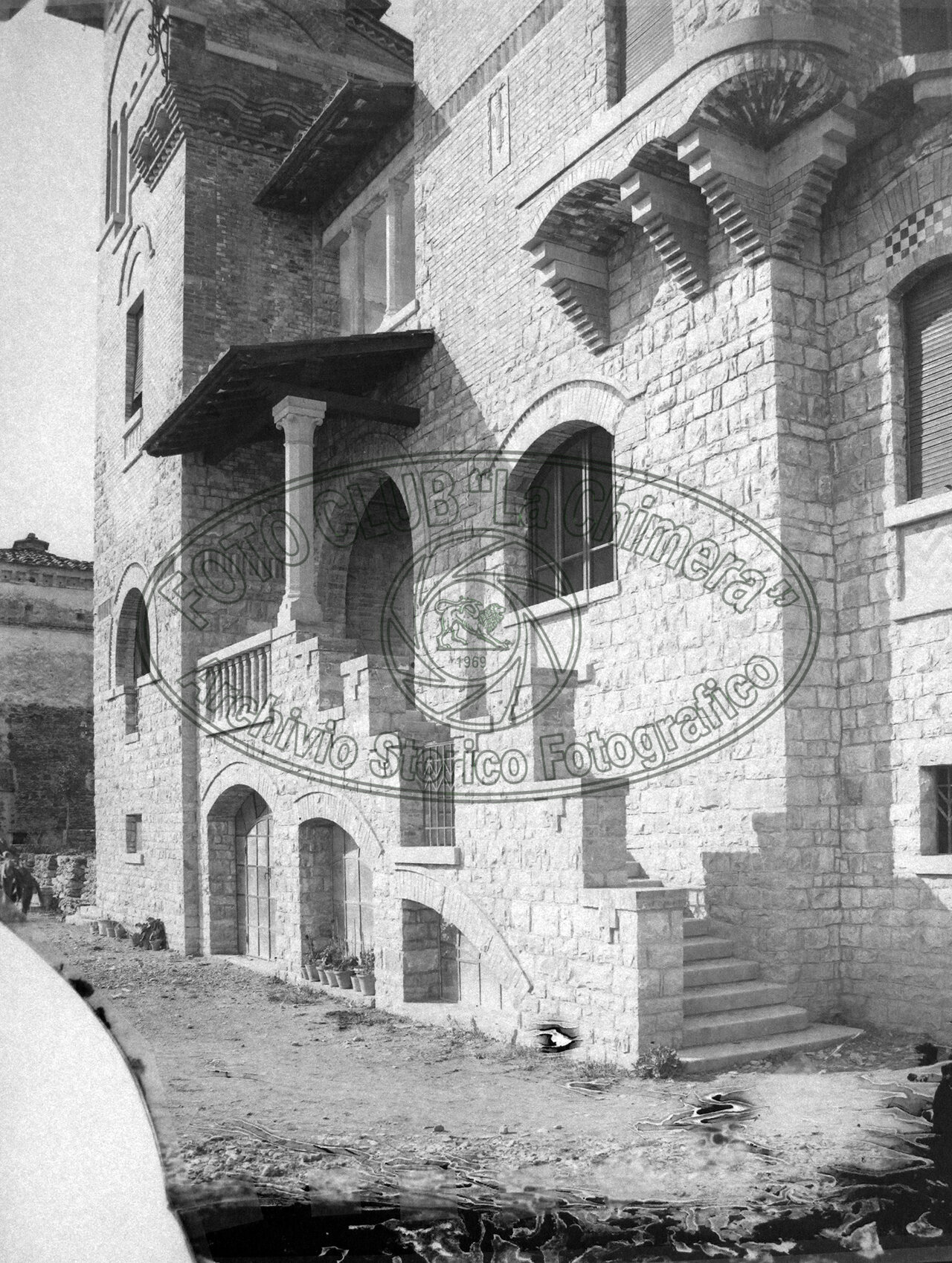 Anghiari Villa Magrini Particolarie Facciata 21X27