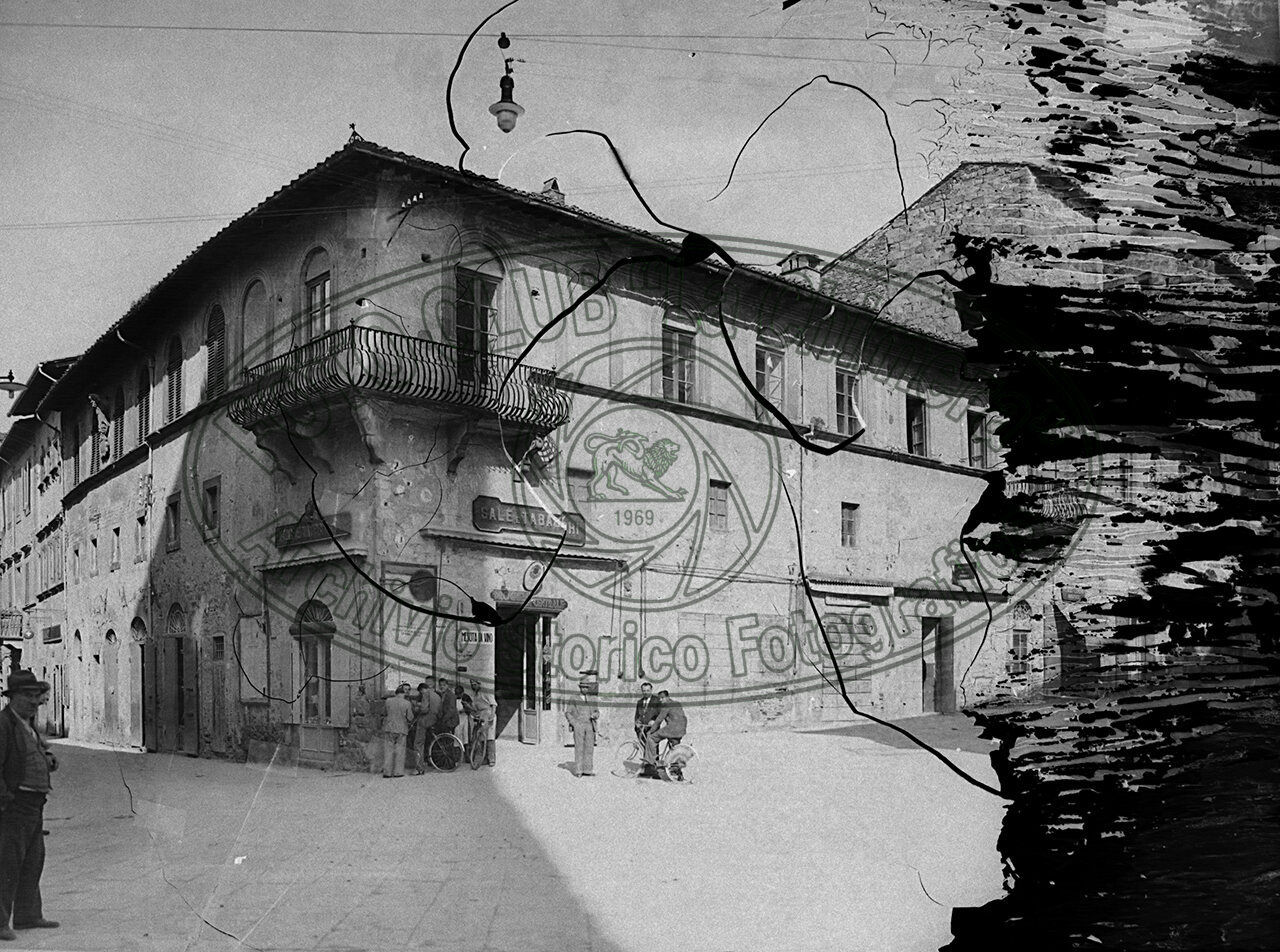 Sansepolcro Facciata Del Palazzo Pichi Vista Dall Angolo 21X27