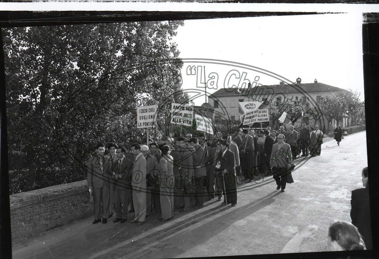 Manifestazione non vedenti 1954 A