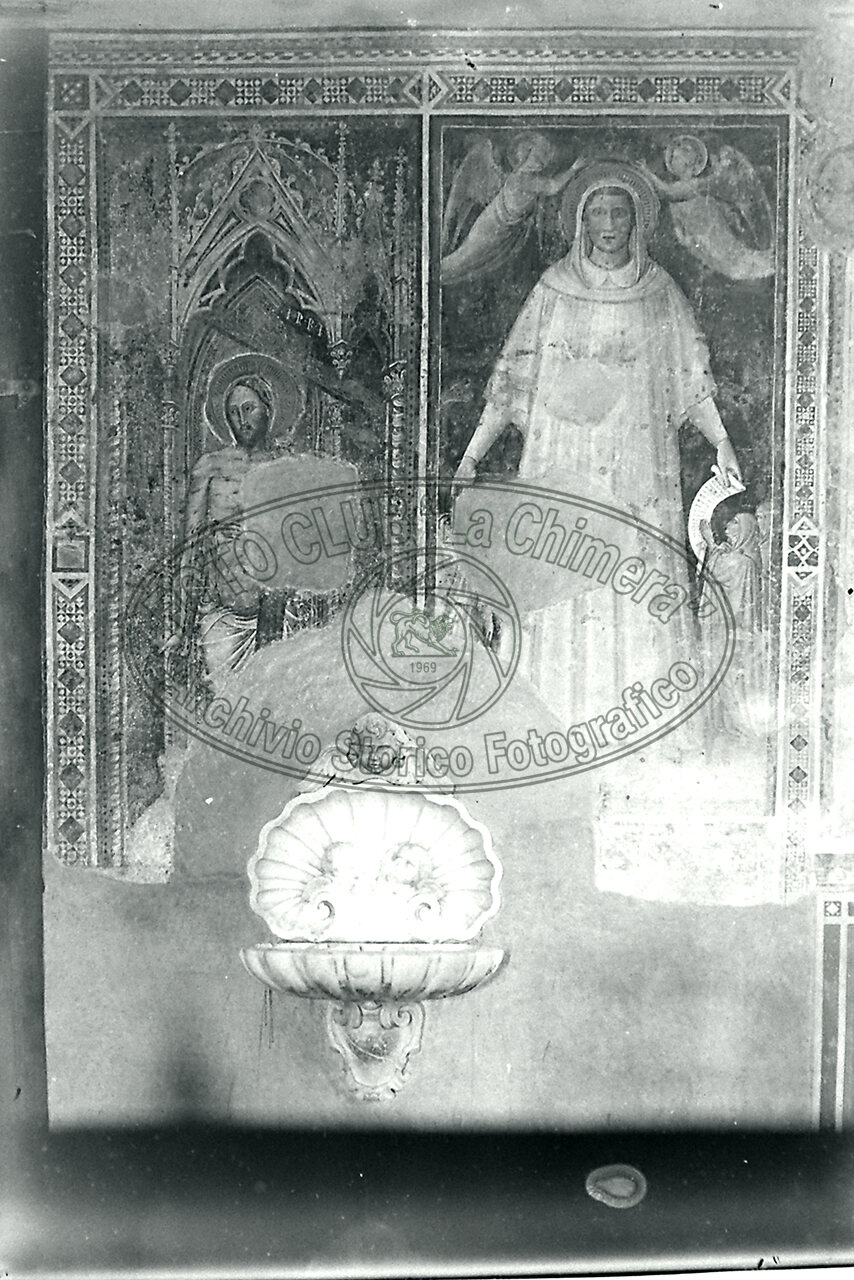 Arezzo Chesa Di S Francesco Ecce Homo E Santi Dib Giovanni D Agnolo Di Balduccio Sec Xv