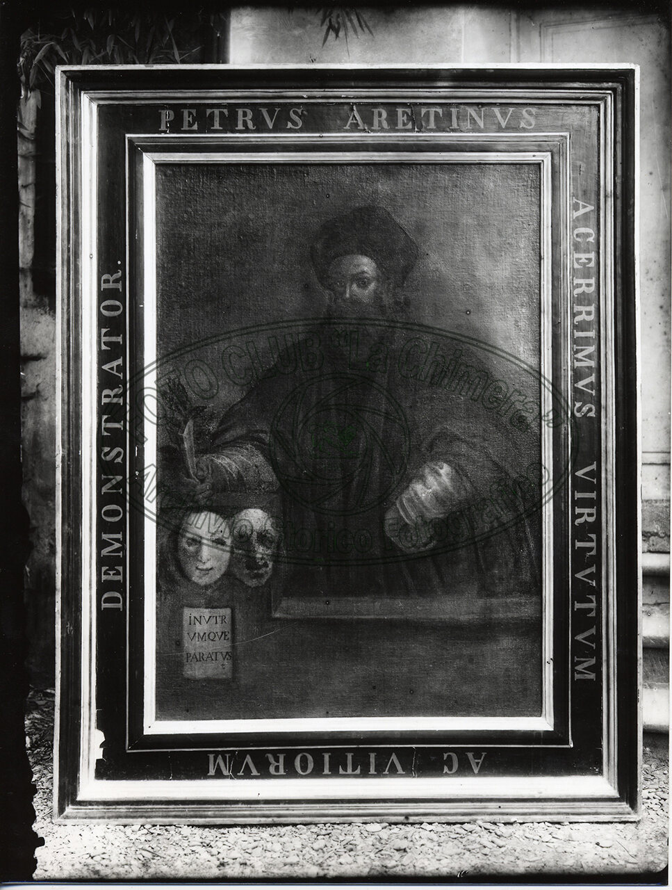 Arezzo Palazzo Comunale Ritratto Di Pietro Aretino Di Sebastiano Dal Piombo 1526