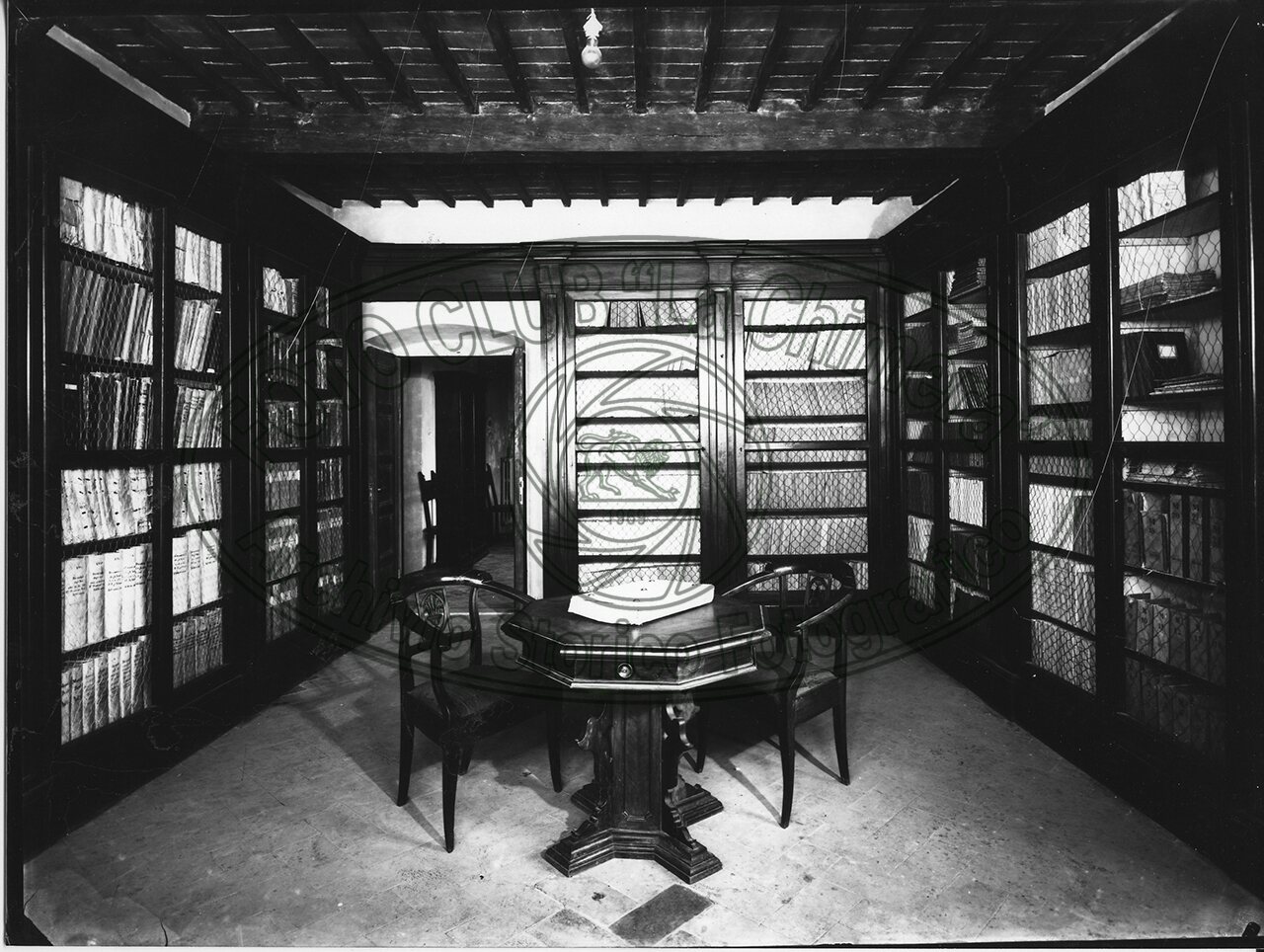Arezzo Palazzo Pretorio Interno Di Una Biblioteca