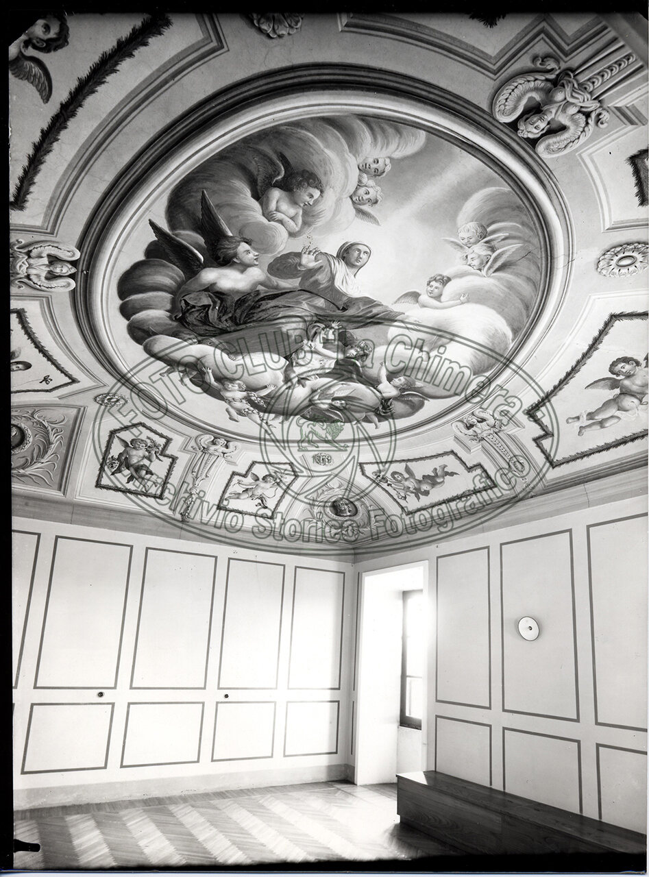 Orti Redi La Villa Redi La Sala Del I Piano Affresco Della Volta Sec Xix