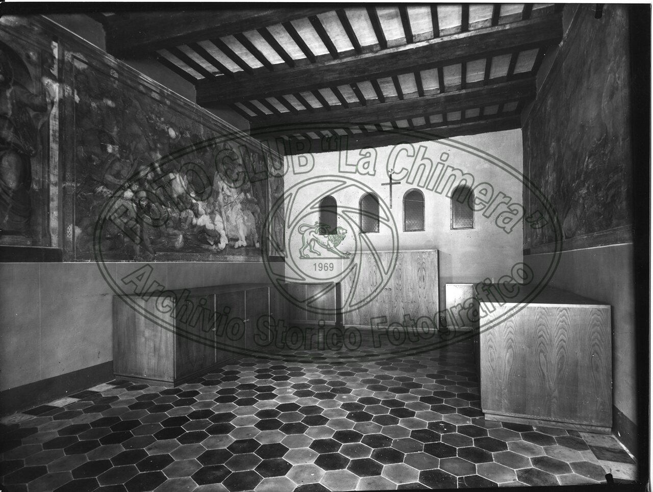 La Villa Redi Il Salone Atrio Affreschi Delle Pareti Laterali Estremo Barocco