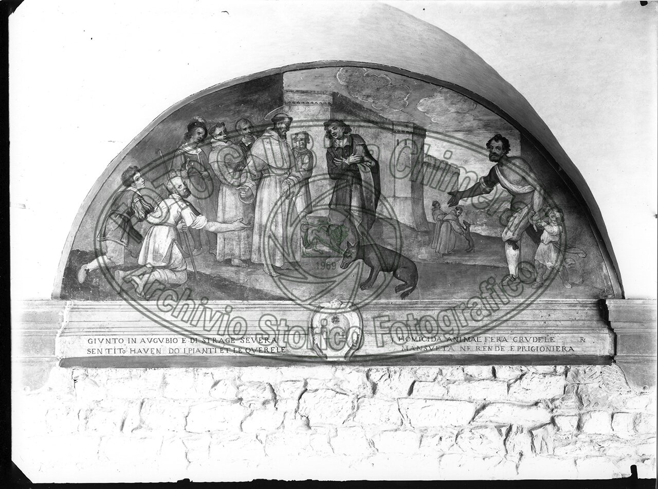 Castiglion Fiorentino Una Lunetta Del Loggiato Di S Francesco