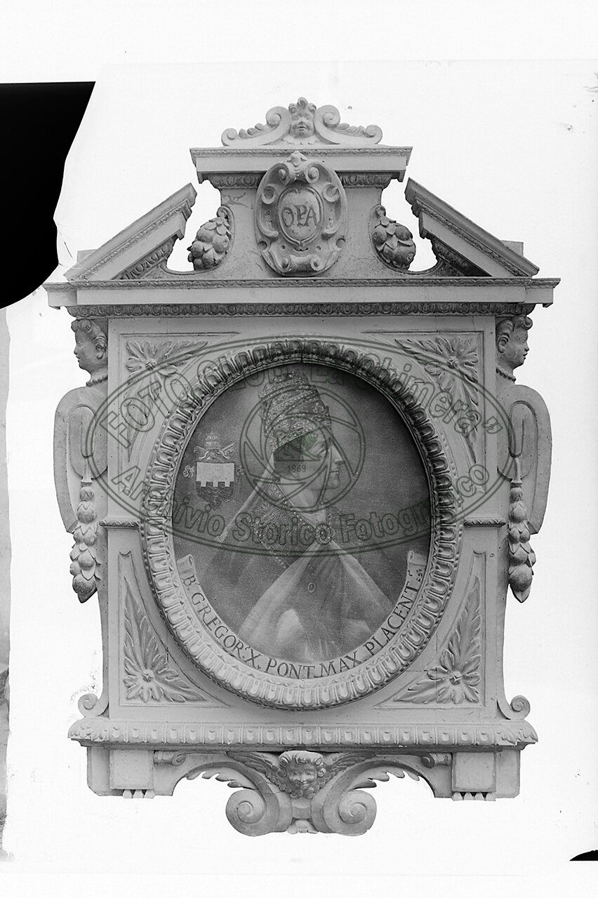 Quadro Del Beato Gregorio Con Cornice 600 Esistente Nella Sagrestia Del Duomo Di Arezzzo 31 12 1925