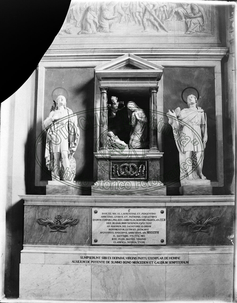 Cattedrale Adorazione Del Bambino Di A Della Robbia Statua Di S Lorentino E Pergentino Di A Del Nero