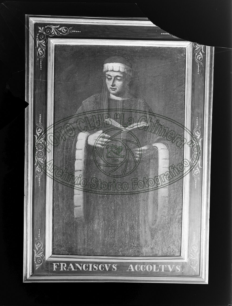 Arezzo Palazzo Comunale Sala Del Consiglio Quadro Francesco Accoltus