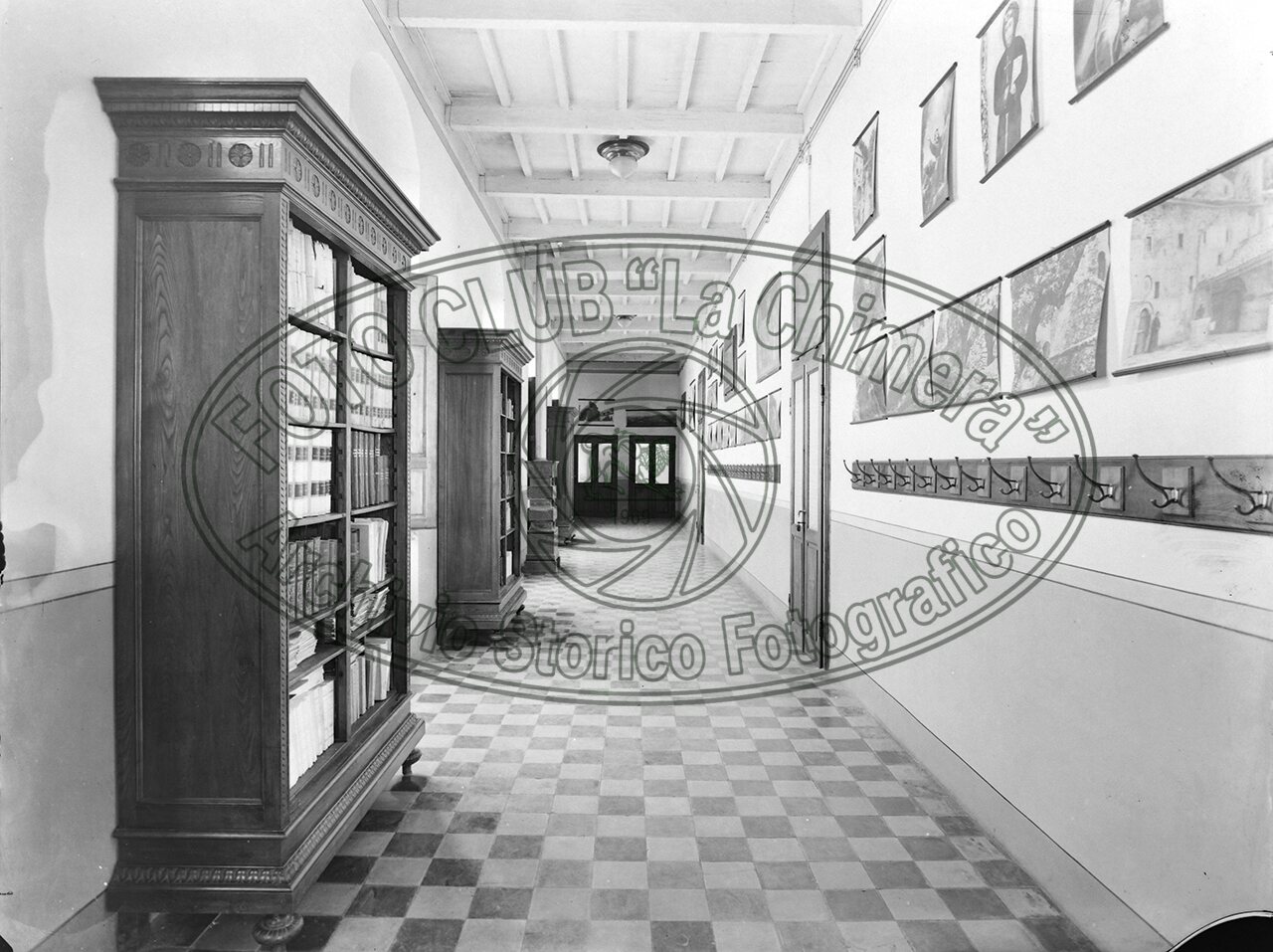 Poppi Scuolae Complementari Corridoio Lato Biblioteca 1932