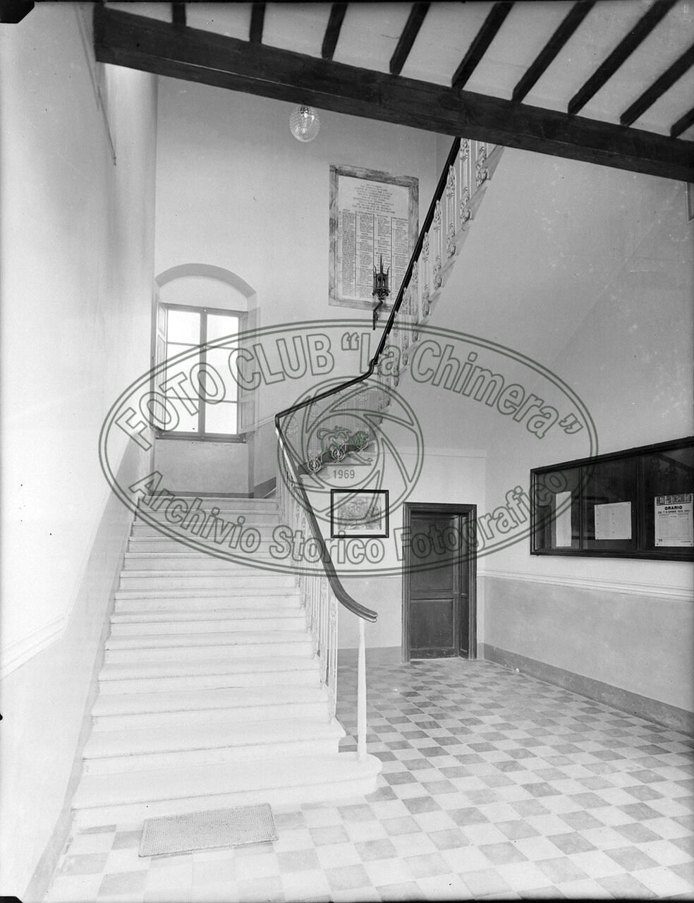 Poppi Scuola Complementare Scalone 1940