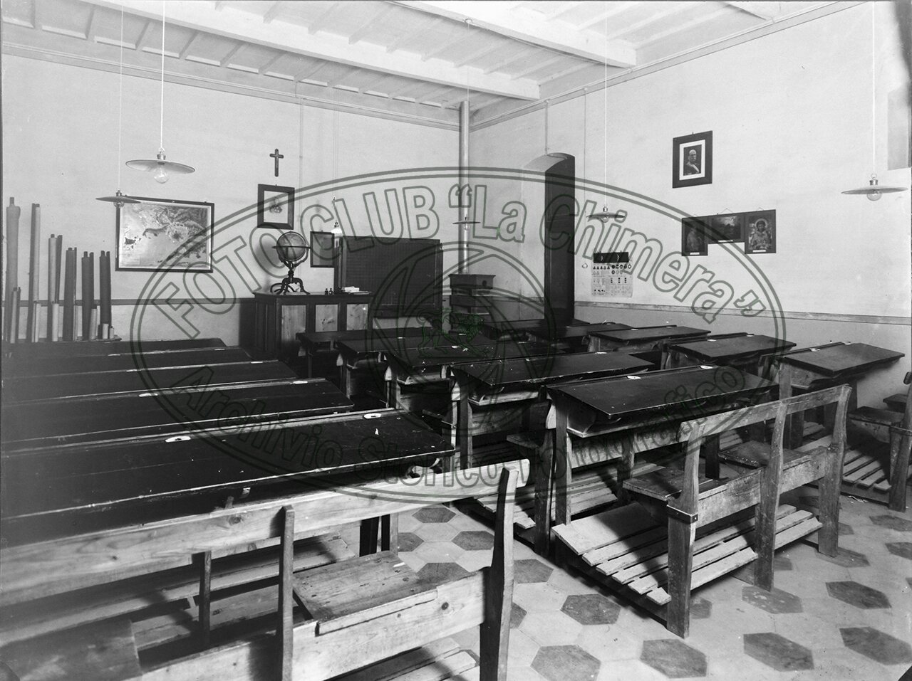 Poppi Scuole Complementari Un Aula 1932