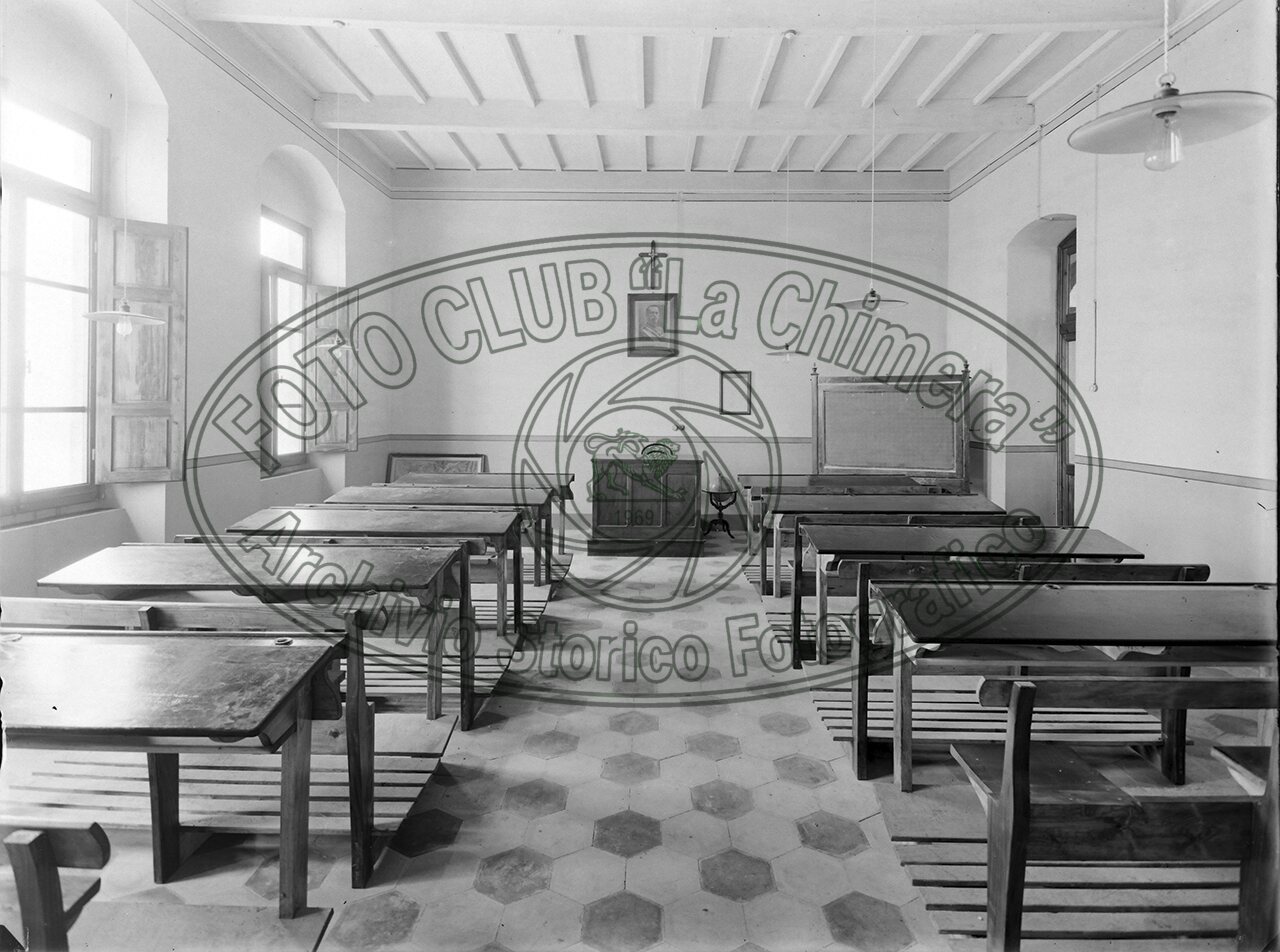 Poppi Scuole Complementari Un Aula Dicembre 1925