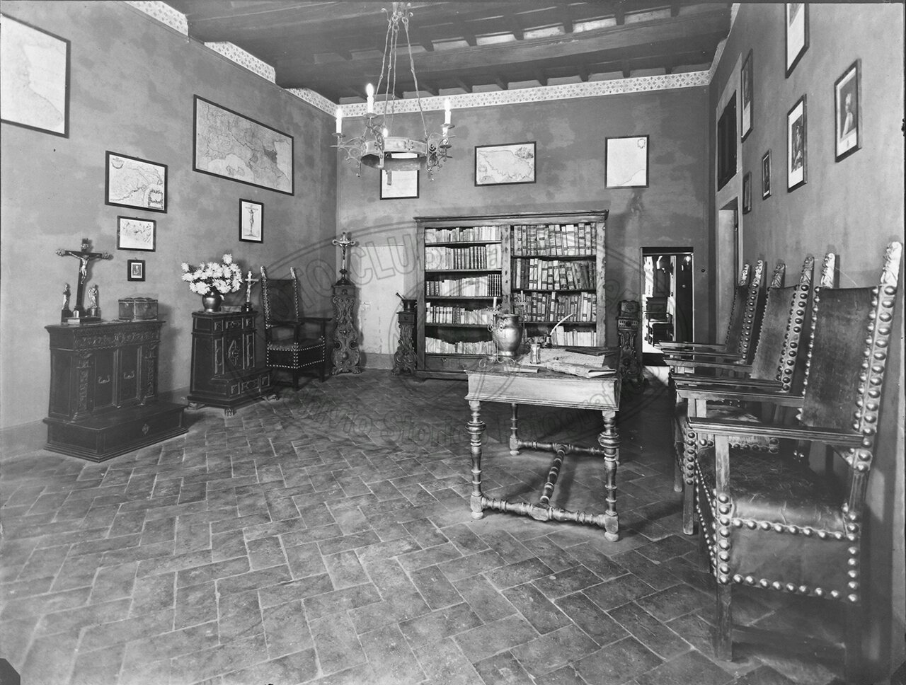 Bibbiena Palazzo Conte Ghezzi 1932 Biblioteca