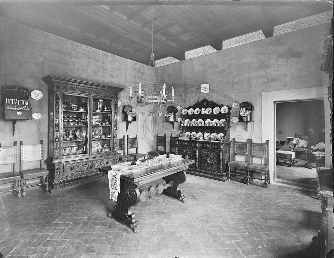 Bibbiena Palazzo Conte Ghezzi Sala Da Pranzo