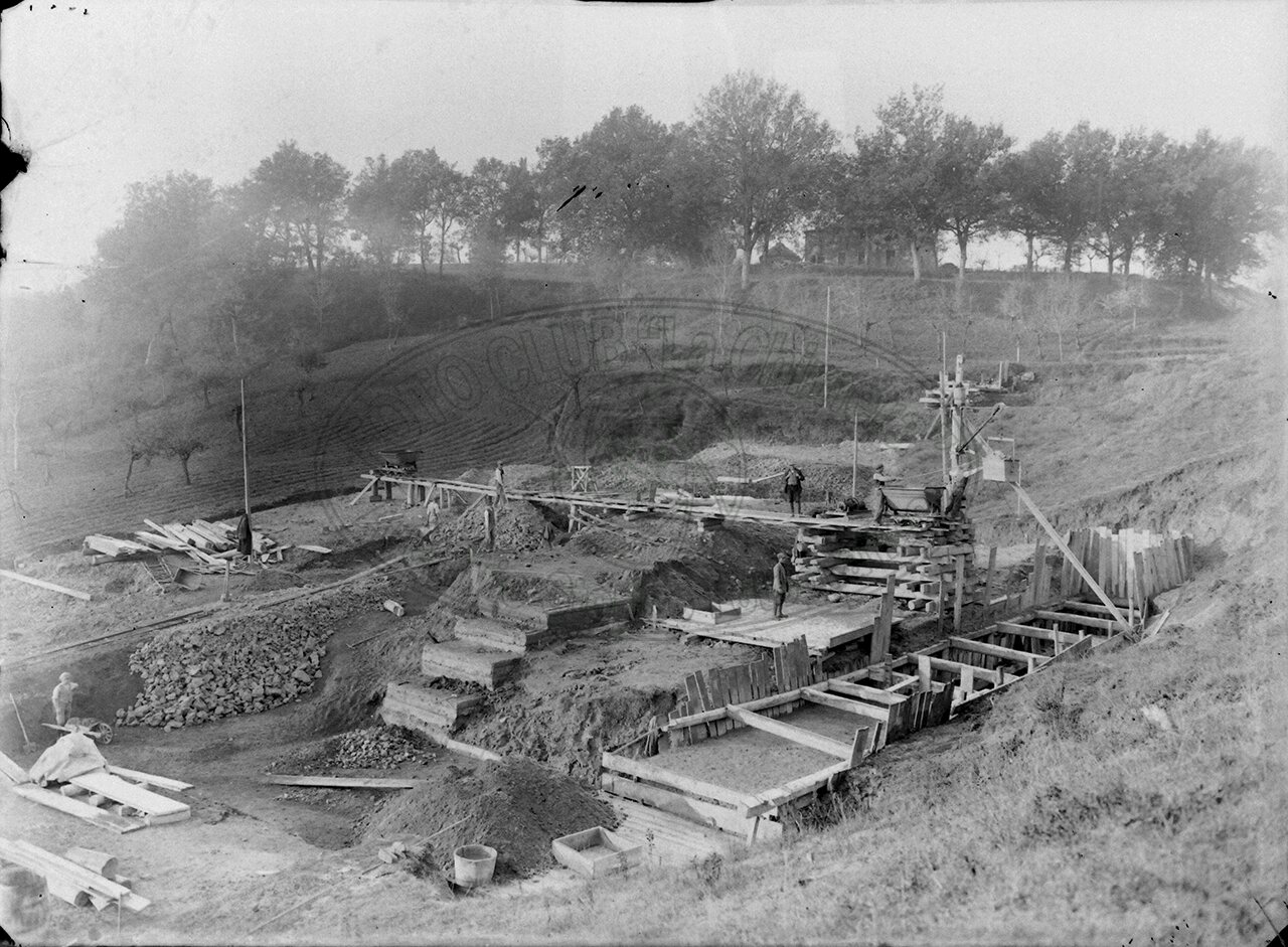 Ponte Di Pratantico Scavo Di Fondazione Sulla Sinistra Della Chiana 11 Dicembre 1926