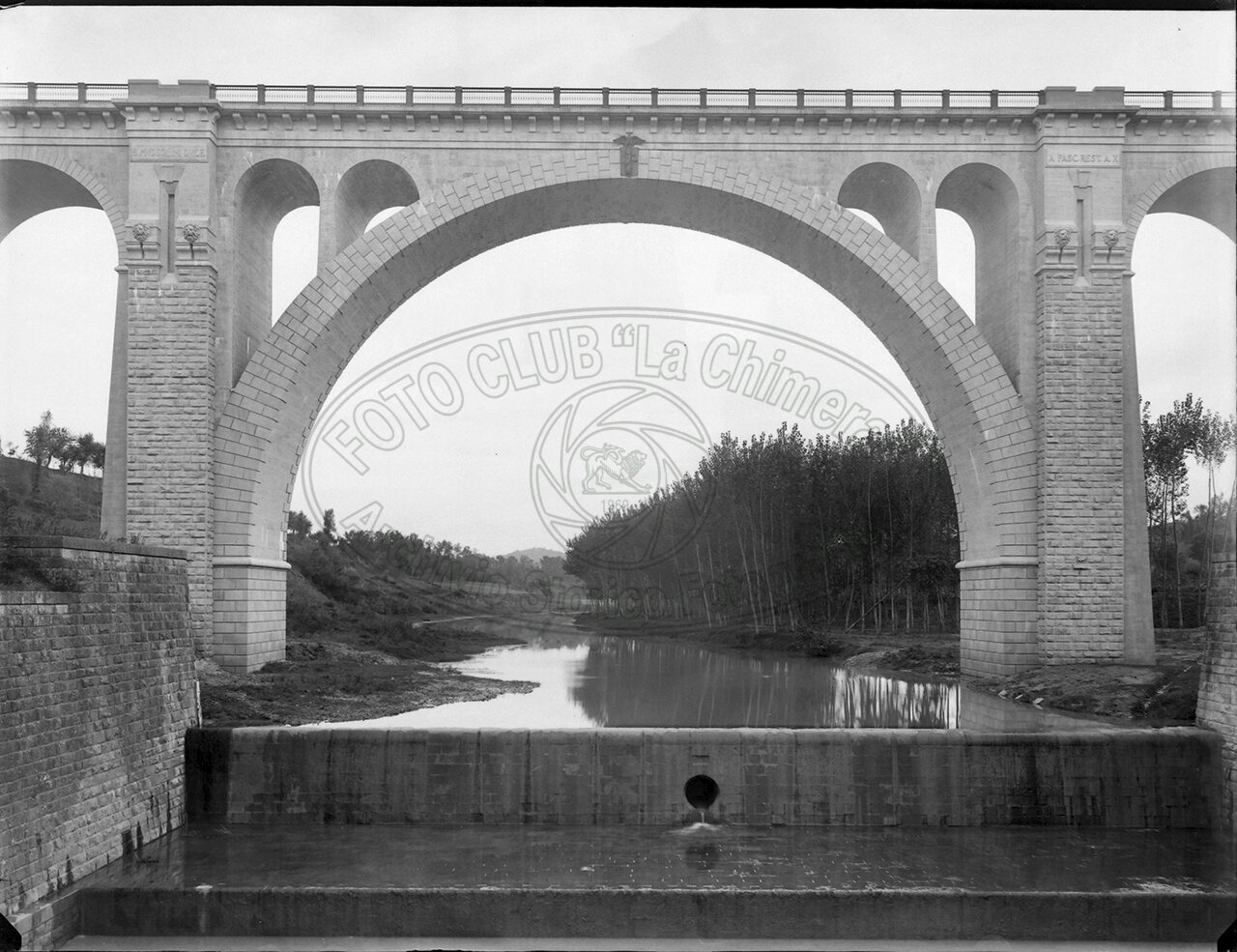 Amministrazione Provinciale Ponte Di Pratantico Veduta Dell Arco Centrale 1932