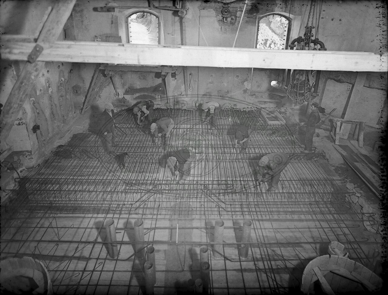 Arezzo Societa Elettrica Del Valdarno Lavori Per La Centrale Elettrica Di Pratantico