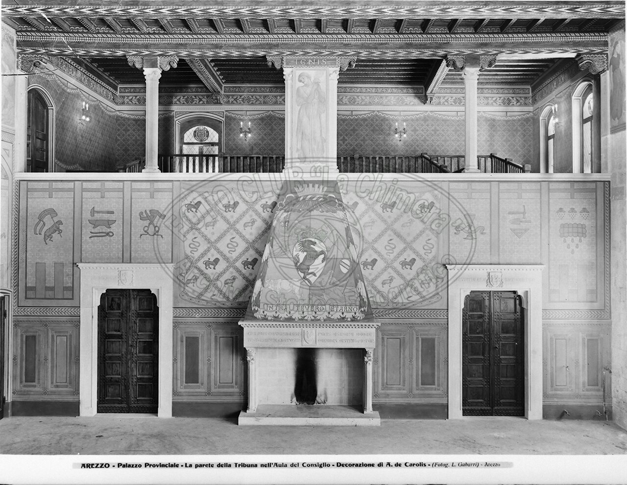 Arezzo Palazzo Provinciale Parete Della Tribula