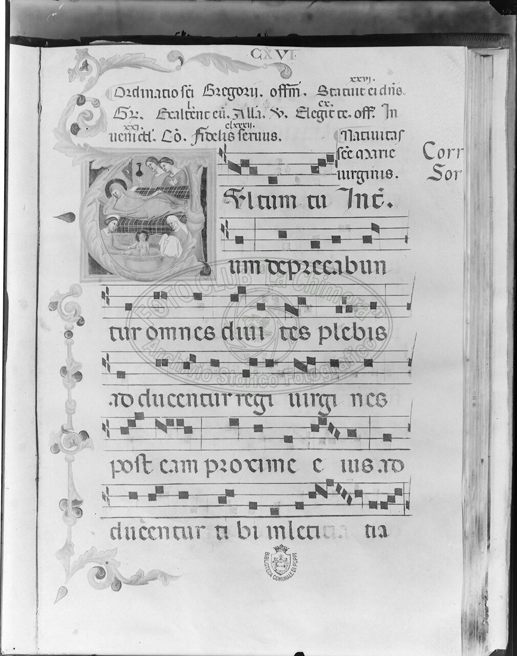 Poppi Castello Conti Guidi Biblioteca Riproduzione Di Incunabolo