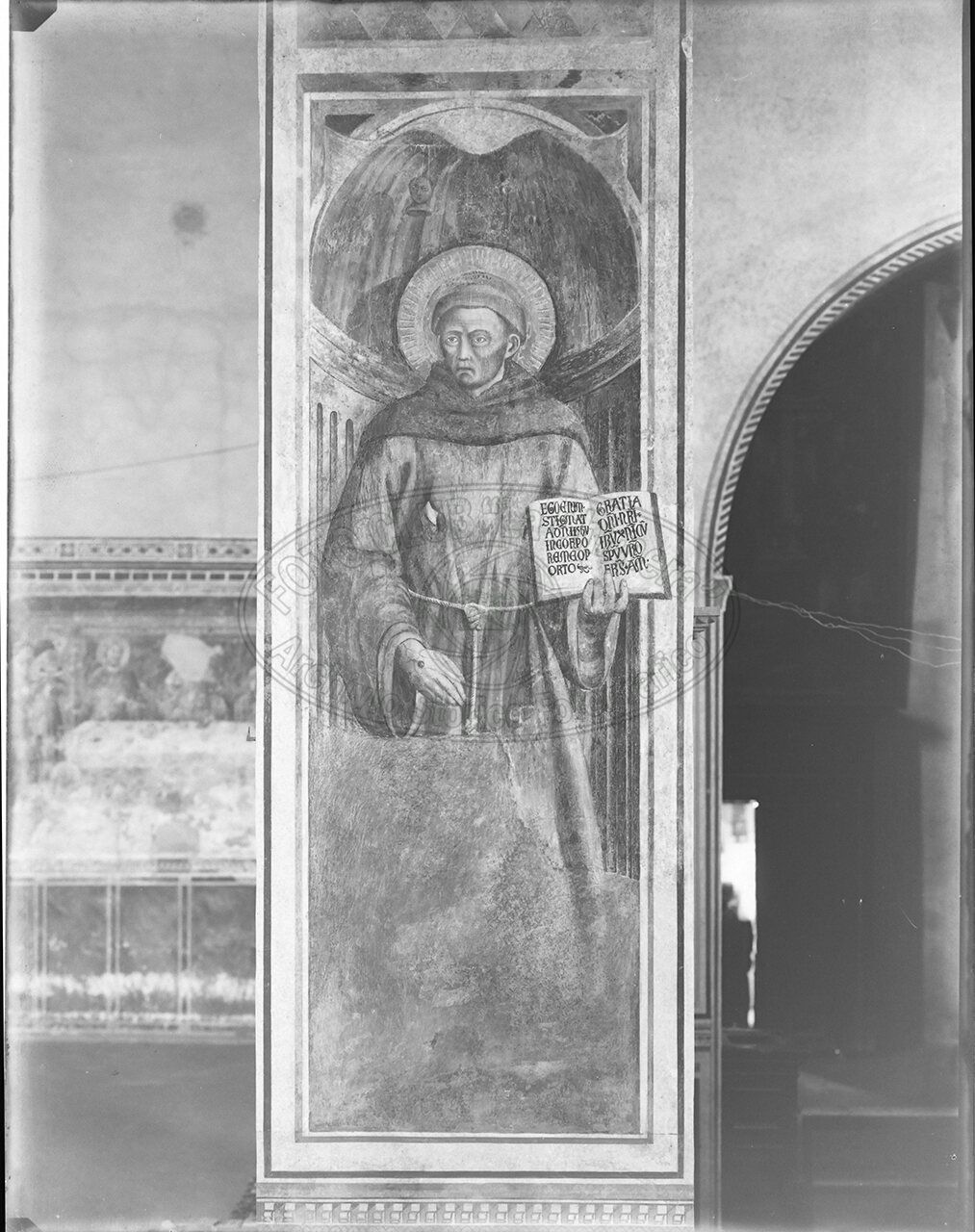 Arezzo Chiesa Di S Francesco Affresco Di S Francesco