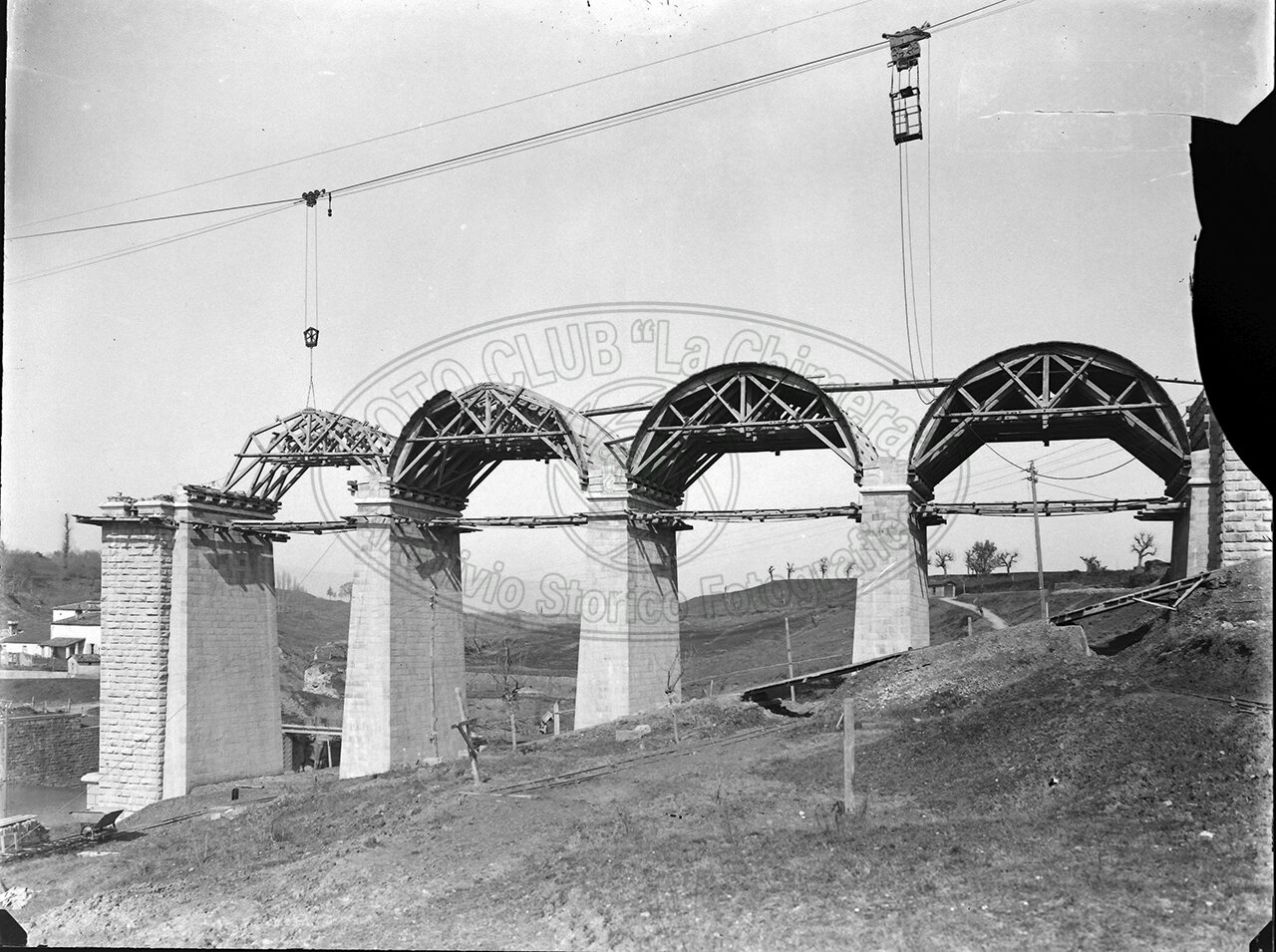 Amm Pro Lavori Sul Ponte Di Pratantico Particolare Armatura Degli Archi