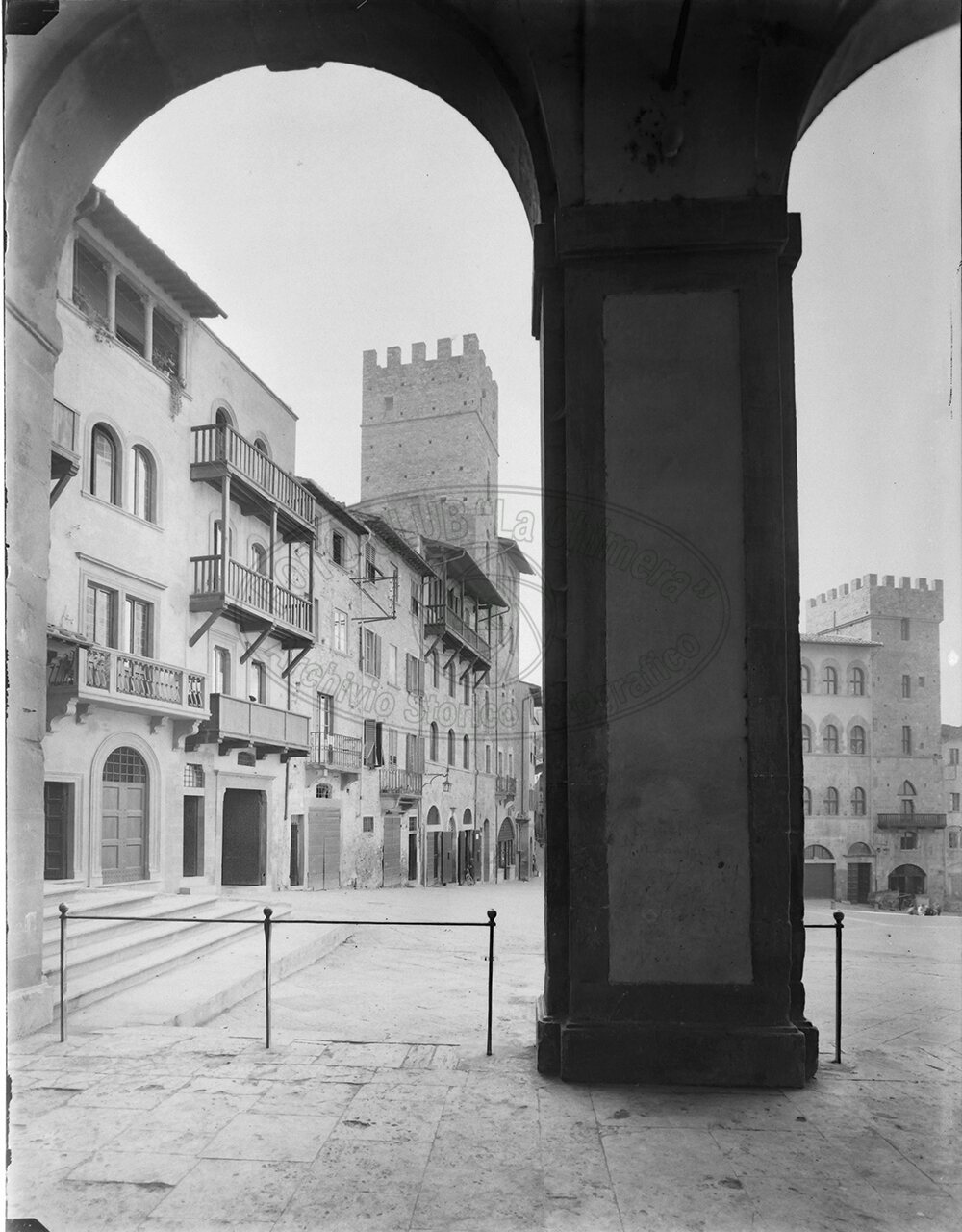 Arezzo Palazzo Vasari Veduta Della Piaggia S Martino